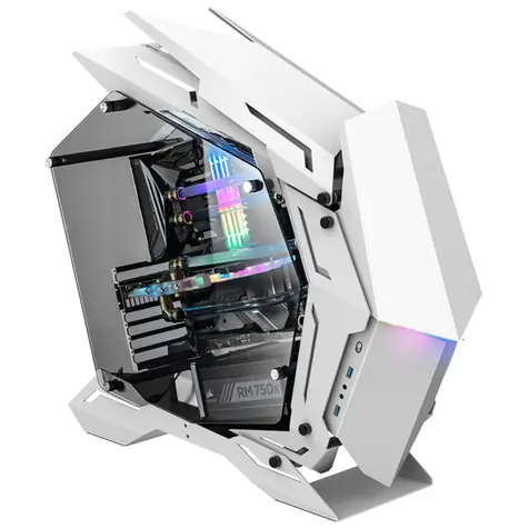 Jonsbo MOD3 bílá / E-ATX / 2x USB 3.0 / průhledná bočnice
