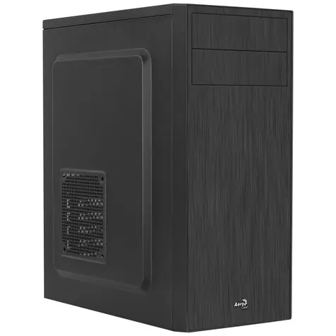 AeroCool CS-1103 černá / PC skříň / 2x USB 3.0 & 1x USB 2.0 / Bez zdroje / průhledná bočnice