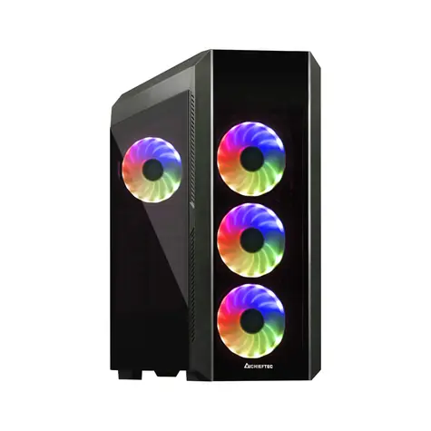 CHIEFTEC GL-03B-OP černá / ATX / 2x USB 3.0 + 1 USB 2.0 / Bez zdroje / průhledná bočnice