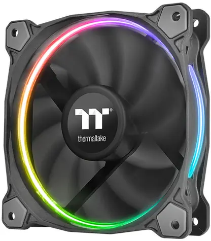 THERMALTAKE Riing 14 LED RGB TT Premium Edition (3ks) / ventilátor / 140 x 140 x 25 mm / 1400 RPM / 29.4 dB