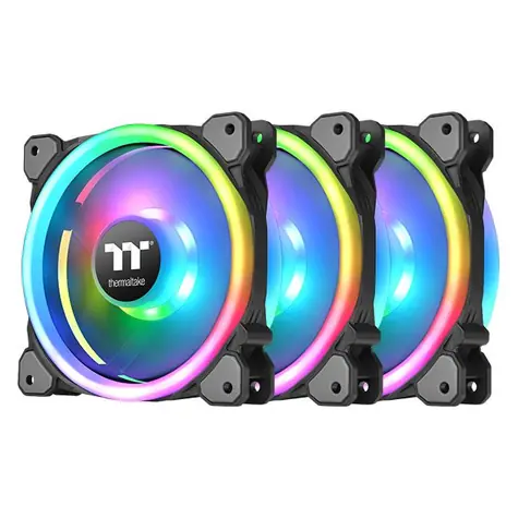 THERMALTAKE Riing Trio 14 LED RGB TT Premium Edition (3ks) / ventilátor / 140 x 140 x 25 mm / 1400 RPM / 26.5 dB