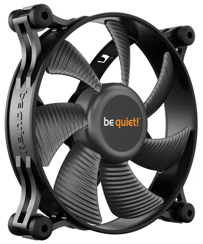 be quiet! Shadow Wings 2 PWM 120mm černá / 120mm / Rifle Bearing / 15.9dB @ 1100RPM / 38.5CFM / 4-pin