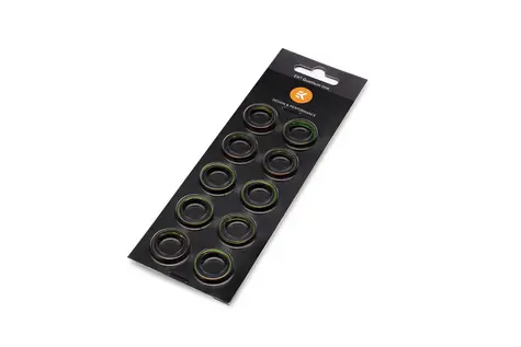 EKWB EK-Torque STC-10/13mm Color Rings Pack - Green 10 ks / G1|4