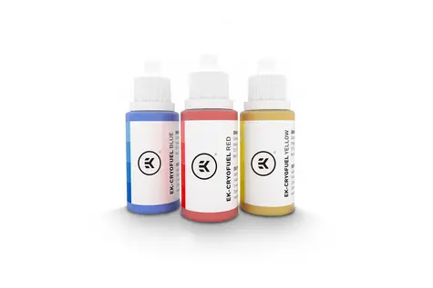 EKWB EK-CryoFuel Dye Pack - red, yellow, blue / 3pack koncentrátů červená, žlutá, modrá