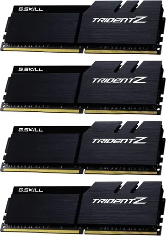 G.SKill Trident Z 32GB (4x8GB) 4133MHz černá / DDR4 / CL19-21-21-41 / 1.4V / XMP 2.0
