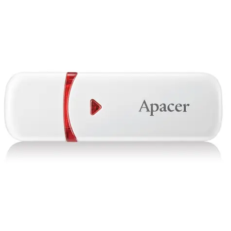Apacer AH333 32GB bílá / USB flash disk / USB 2.0 / s krytkou