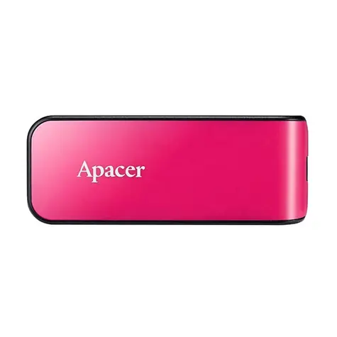 Apacer AH334 64GB růžová / Flash Disk / USB 2.0 / s výsuvným konektorem