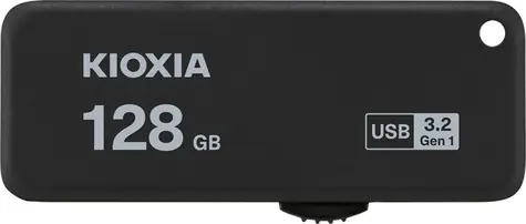 KIOXIA TransMemory U365 128GB černá / Flash Disk / USB 3.2 / R: 150MBs