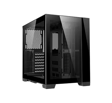 Lian Li O11 Dynamic Mini-X černá / PC skříň / ATX / Bez zdroje / 2x USB-A 3.0 + 1x USB-C 3.1 / průhledná bočnice