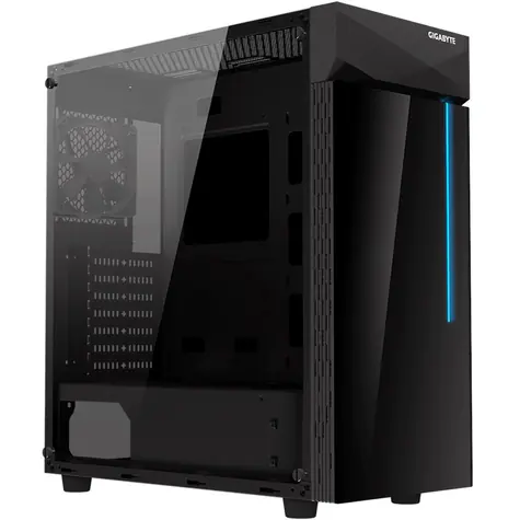 GIGABYTE AORUS C200 Glass černá / ATX / 2xUSB 3.0 / 1x120mm / bez zdroje / průhledná bočnice