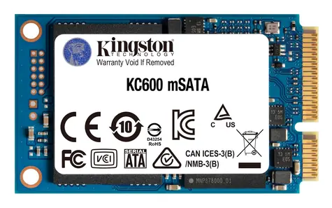 Kingston KC600 256GB (mSATA) / mSATA / SATA III 
