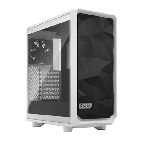 Fractal Design Meshify 2 Compact White TG Clear Tint bílá / skříň / bez zdroje / 1x USB 3.1 / 2x USB 3.0 / p. bočnice