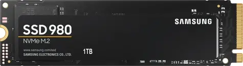 SAMSUNG 980 1TB / SSD / M.2 NVMe PCI-E 3.0 / TLC / R:3500 MBps / W:3000 MBps / IOPS: 500K&480K / MTBF 1.5mh / 5y