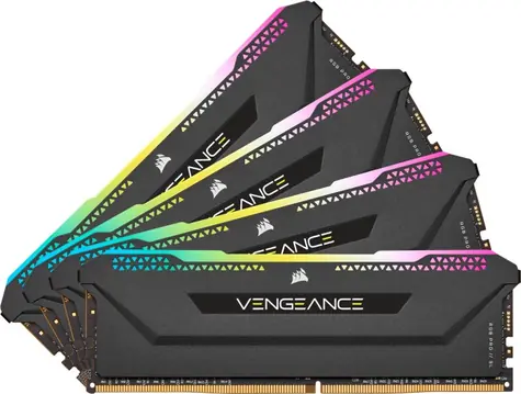 Corsair Vengeance RGB Pro SL 32GB (4x8GB) 3200MHz / DDR4 / PC4-25600 / CL16-20-20-38 / 1.2V / XMP2.0 / s chladičem