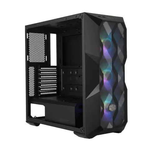 Cooler Master MasterBox TD500 MESH černá / E-ATX / 2x USB 3.0 / 3x 120mm ARGB / bez zdroje / průhledná bočnice
