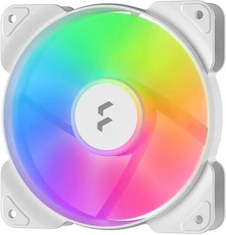 Fractal Design Aspect 12 RGB bílá / 120 mm / Rifle Bearing / 18.3 dB @ 1200 RPM / A-RGB / 54.4 m3h / 3-pin