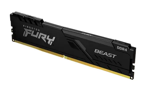 Kingston FURY Beast Black 32GB (1x 32GB) DDR4 3200MHz / CL16 / DIMM / 1.35V / Non-ECC / Un-Registered 