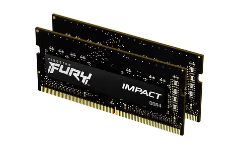 Kingston FURY Impact 32GB (2x 16GB) DDR4 3200MHz / CL20 / SO-DIMM / 1.2V / Non-ECC / Un-Registered