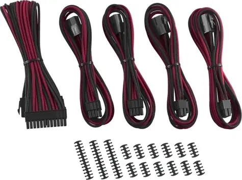 CableMod Classic ModMesh Kabel Extension Kit 8+8 pin PCIe - černo-červená