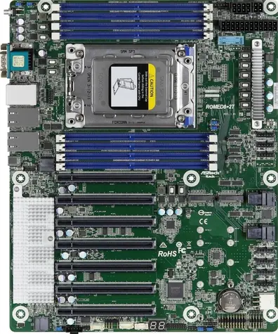 ASRock ROMED8-2T / AMD Epyc 7002 / AMD SP3 / 10x SATA / 8x DDR4 / LAN / ATX