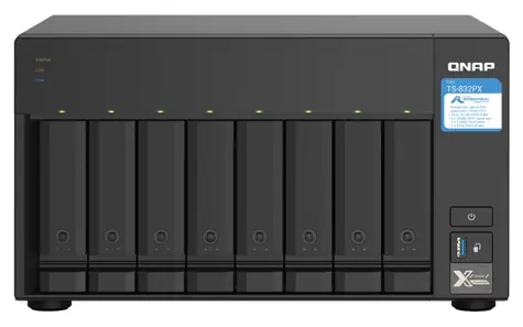 QNAP TS-832PX-4G / 8x HDD / Alpine AL324 1.7 GHz / 4 GB DDR4 / 3.5
