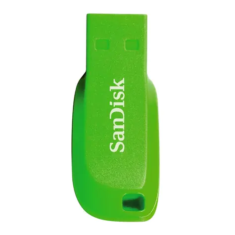 SanDisk Cruzer Blade 64 GB elektrická zelená / Flash Disk / USB 2.0 