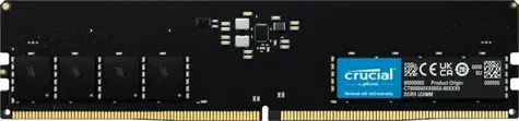 Crucial 16GB (1x16GB) 4800MHz / DDR5 / PC5-38400 / CL40-39-39 / 1.1V / single rank x8