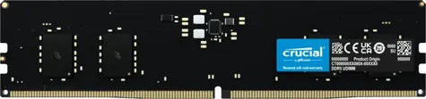 Crucial 8GB (1x8GB) 4800MHz / DDR5 / PC5-38400 / CL40-39-39 / 1.1V / single rank x16