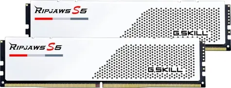 G.Skill Ripjaws S5 White 32GB (2x16GB) 5600MHz / DDR5 / PC5-44800 / CL36-36-36-89 / 1.2V / XMP 3.0 