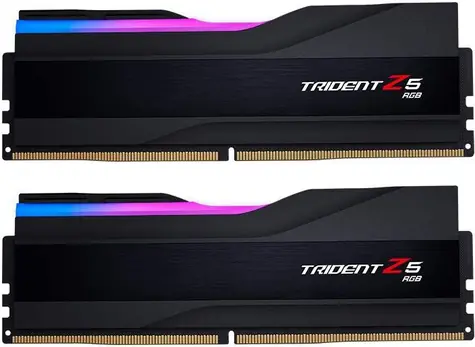 G.Skill Trident Z5 RGB Black 32GB (2x16GB) 5200MHz / DDR5 / PC5-41600 / CL36-36-36-83 / 1.2V / XMP 3.0 