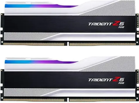 G.Skill Trident Z5 RGB Silver 32GB (2x16GB) 5200MHz / DDR5 / PC5-41600 / CL36-36-36-83 / 1.2V / XMP 3.0 
