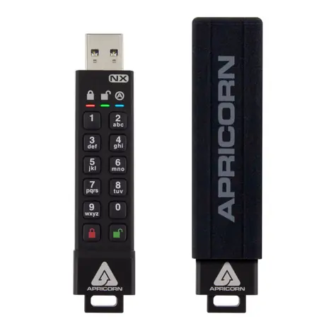 Apricorn Aegis Secure Key 3NX 128GB / Flash Disk / šifrování 256-it AES / USB 3.0 / IP67 / FIPS 140-2 Level 3 