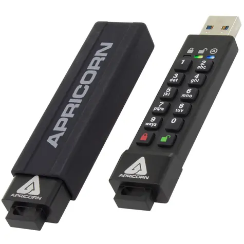 Apricorn Aegis Secure Key 3Z 32GB / Flash Disk / šifrování 256-it AES / USB 3.0 / IP67 / FIPS 140-2 Level 3 