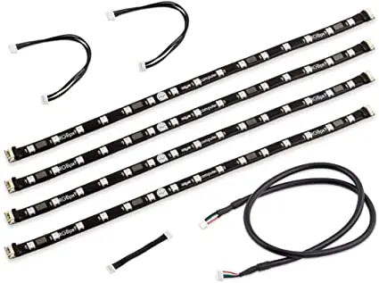 Aqua Computer RGBpx LED-Strip pro pc skříně / délka 4x32cm / šířka 10mm / 60x adres LED / pro D5 NEXT nebo Quadro, Octo