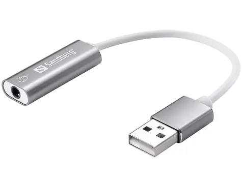 Sandberg Headset USB converter / adaptér 3.5mm jack na USB-A 