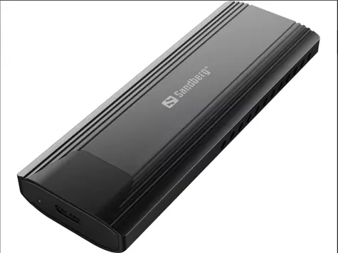 Sandberg USB-C 3.2 pouzdro pro M.2 NVMe SSD disk / USB 3.2 Gen 2 / M.2 NVMe / 2230 & 2242 & 2260 & 2280