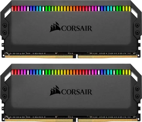 Corsair Dominator Platinum RGB 16GB (2x8GB) 3200MHz / DDR4 / PC4-25600 / CL16-20-20-38 / 1.35V / XMP2.0