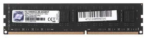 G.SKill NT 8GB (1x8GB) 1333 MHz / DDR3 / CL9-9-9-24 / 1.5V