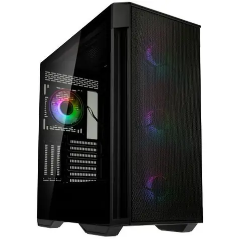 Kolink Observatory Z Mesh ARGB černá / ATX / 1xUSB-C + 2xUSB 3.0 + 2xUSB 2.0 / 4x120 mm / bez zdroje / průhledná bočnice