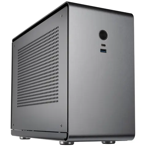 Kolink Rocket V2 šedá / Mini-ITX / 1x USB-C + 2xUSB 3.0 / 1x 92 mm / bez zdroje