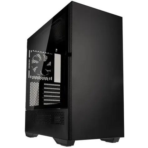 Kolink Stronghold Prime černá / ATX / 1xUSB 3.1 + 1xUSB 2.0 / 2x 120 mm / bez zdroje / průhledná bočnice / Tvrzené sklo