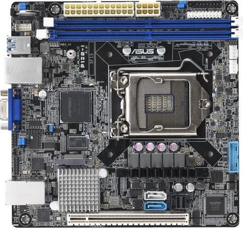 ASUS P12R-I/ASMB10 / LGA 1200 / 2x DDR4 / 1x PCIex16 / M.2 / m-ATX