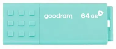 GOODRAM UME3 CARE USB 3.0 64GB zelená (3ks) / Flash disk / USB-A 3.0 / čtení: 60MBs / zápis: 20MBs / doprodej