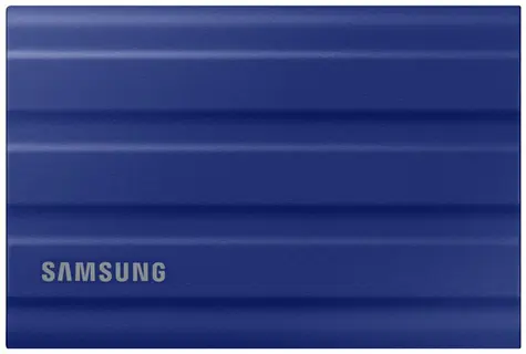 SAMSUNG T7 Shield Externí SSD disk 2TB modrá / Externí SSD / R: 1050 MBs & W: 1000MBs / USB-C / IP65