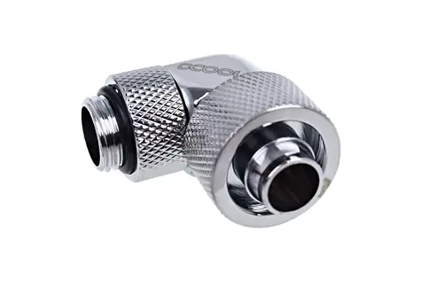 Alphacool Eiszapfen 16/10mm kompresní šroubení otočné 90° G1/4 chrom