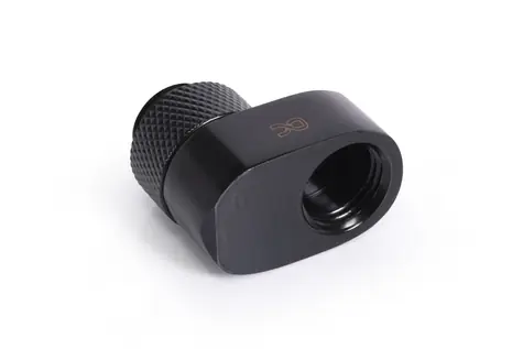 Alphacool Eiszapfen 16mm off set šroubení otočné G1/4 OT na G1/4 IT černá 