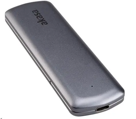 Akasa AK-ENU3M2-05 šedá / externí rámeček na M.2 NVMe SSD  / USB-C 3.2