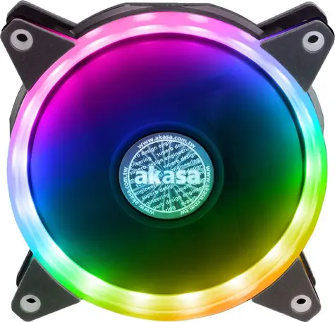 Akasa AK-FN107 Vegas AR7 ARGB kit / sada 120mm RGB ventilátorů / rozbočovač / 3ks