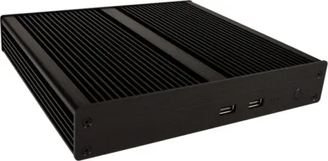 Akasa Plato NE Compact 1.4L černá / Mini ITX / možnost pověšení na zeď / hliník / OEM / bez ventilátoru