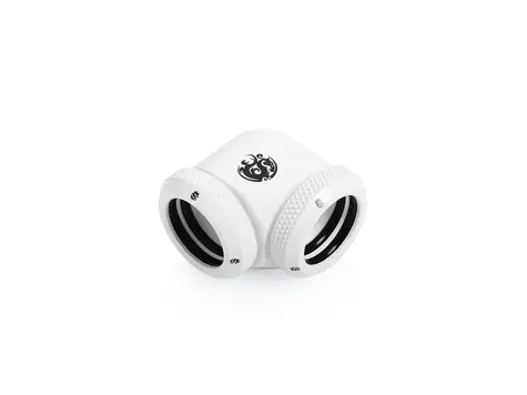 BitsPower úhlový adaptér 90° pro trubky 16mm bílá